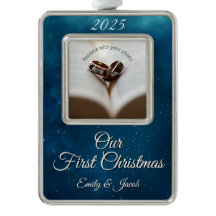 Azul Celestial Profundo Nosso Primeiro Natal Junto