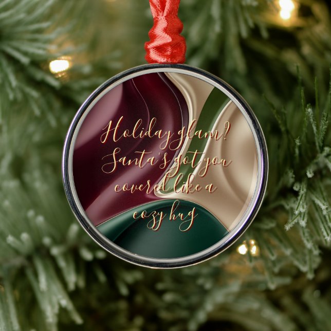 Enfeite de Natal premium em gráfico elegante (Árvore)
