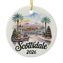 Enfeite de Natal Presente Scottsdale Arizona 2026