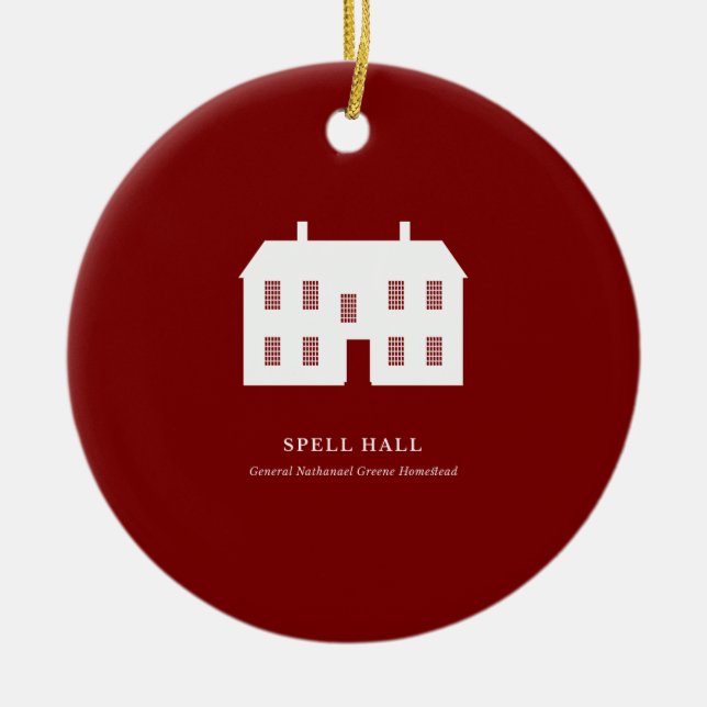 Enfeite de Natal — Spell Hall (Frente)