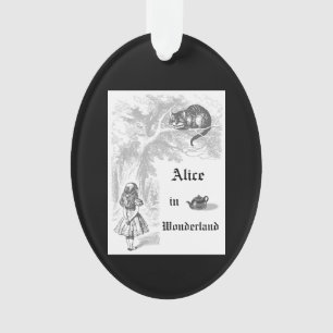 Enfeite de Natal Vintage Alice no País das Maravil