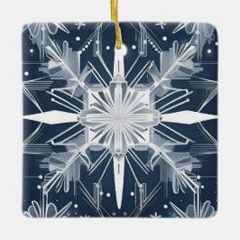 Enfeite de Neve em Art Deco