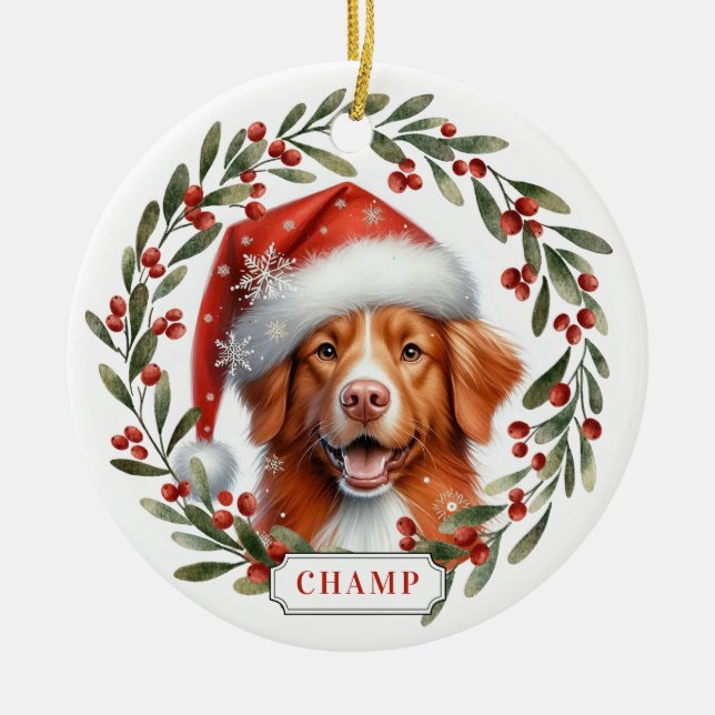 Enfeite de Nova Scotia Duck Tolling Retriever (Frente)