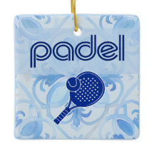 Enfeite de Padel – Vibrações de Azulejo Espanhol e