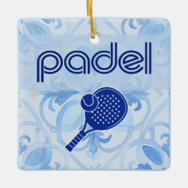 Enfeite de Padel – Vibrações de Azulejo Espanhol e