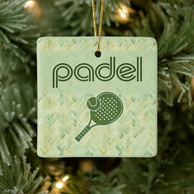 Enfeite de Padel - Vibrações de Azulejo Espanhol e (Árvore)