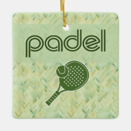 Enfeite de Padel - Vibrações de Azulejo Espanhol e
