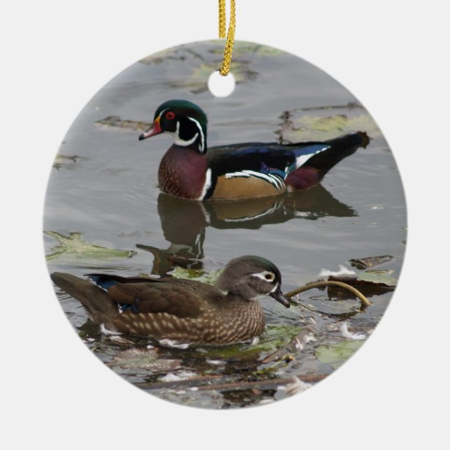 Enfeite de Patos Selvagens (Frente)