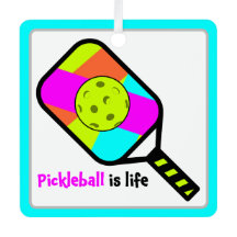 Enfeite de pickleball é vida