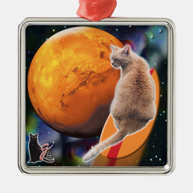 Enfeite de Pimenta Star Surfer-Gato (Frente)