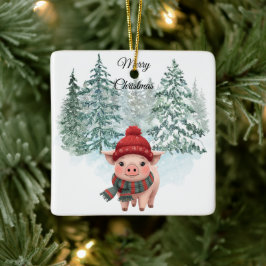 Enfeite de Porco de Natal