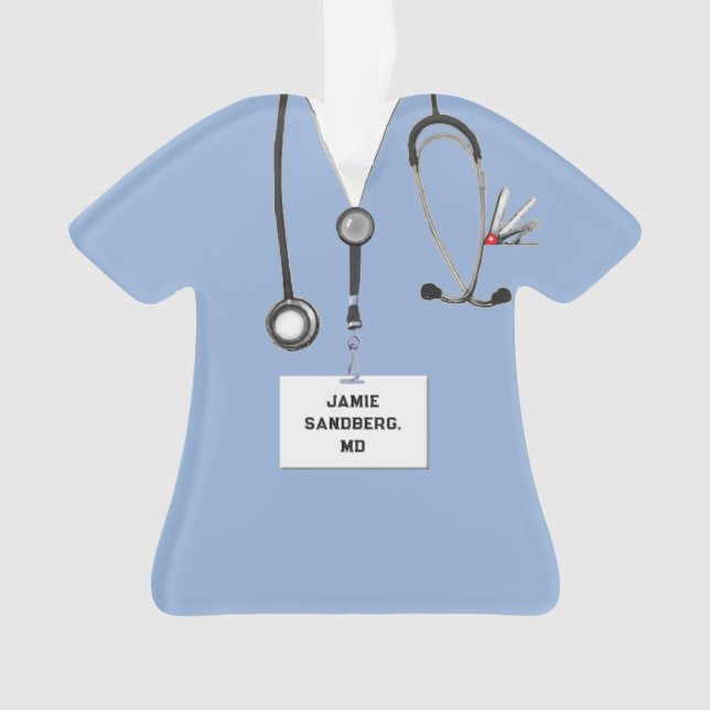 Enfeite de Presente Criativo para Médico (Frente)