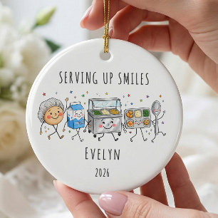 Enfeite de Senhora do Almoço Sorrisos Servindo