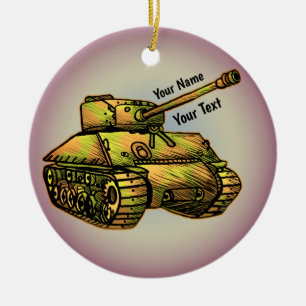 Enfeite de Tanque Militar
