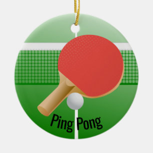 Enfeite de Tênis de Mesa Ping Pong