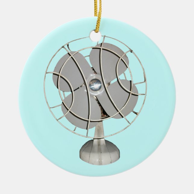Enfeite de Ventoinha Elétrica Retro (Frente)