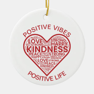 Enfeite de Vida Positiva Vibrações Positivas