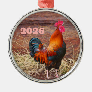 Enfeite do Galo Cantando