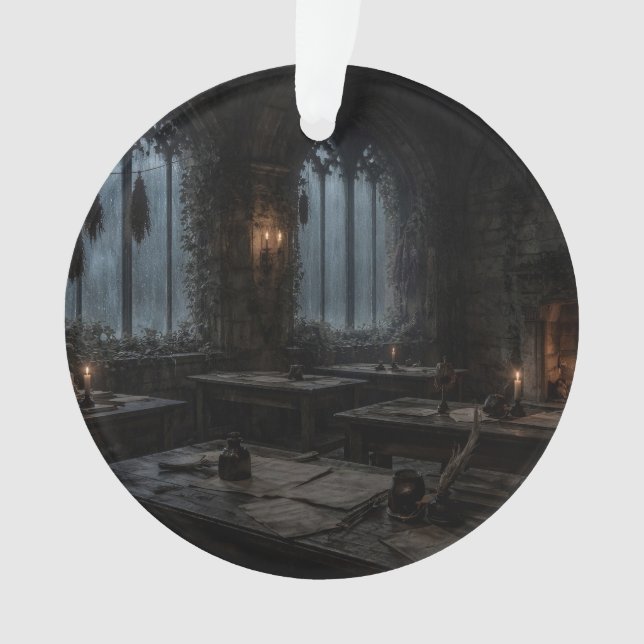 Enfeite do Scriptorium Assombrado (Frente)