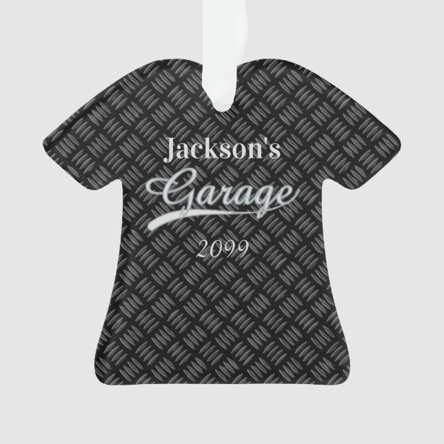 Enfeite em forma de camisa Gray Garage (Frente)