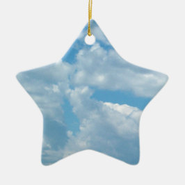 Enfeite Estrela 'Céus Azuis'