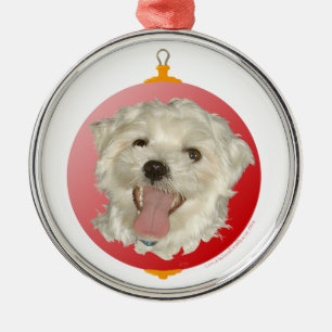 Enfeite Feliz de Natal Maltês