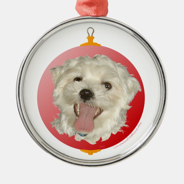 Enfeite Feliz de Natal Maltês (Frente)