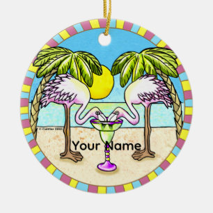 Enfeite Flamingo Margarita