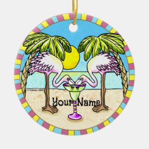 Enfeite Flamingo Margarita