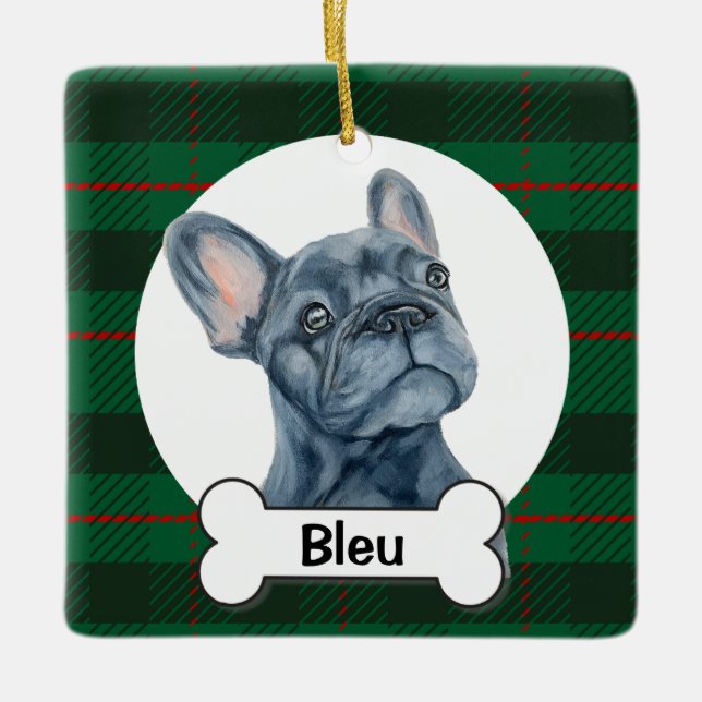 Enfeite Frenchie, Bulldog Francês  (Frente)