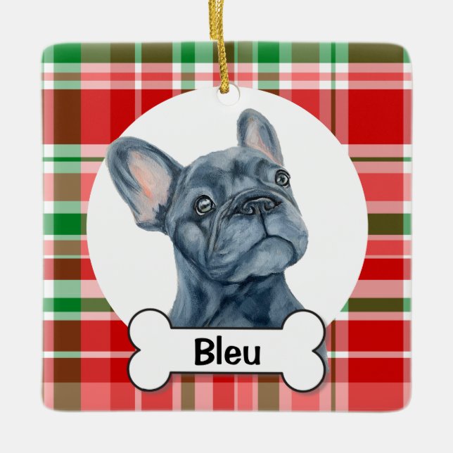 Enfeite Frenchie, Bulldog Francês  (Frente)