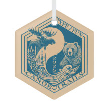 Enfeite Hexagonal Canoe Trails 2025