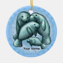 Enfeite Manatee Bubbles