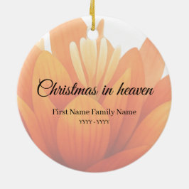 Enfeite memorial de Natal no céu
