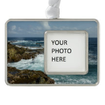 Costa Rocky de Aruba e Oceano Azul