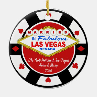 Enfeite Nós Casamos em Vegas 2026