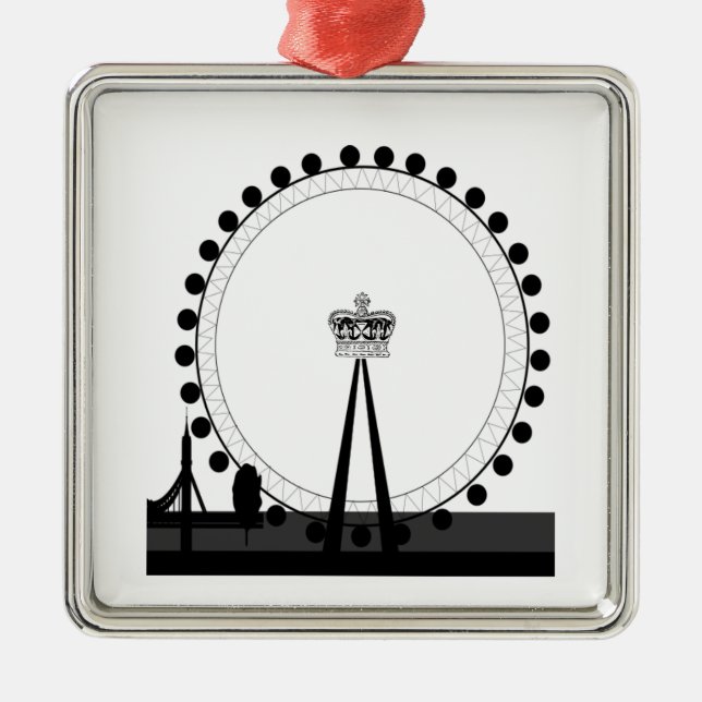 Enfeite Olho de Londres (Frente)