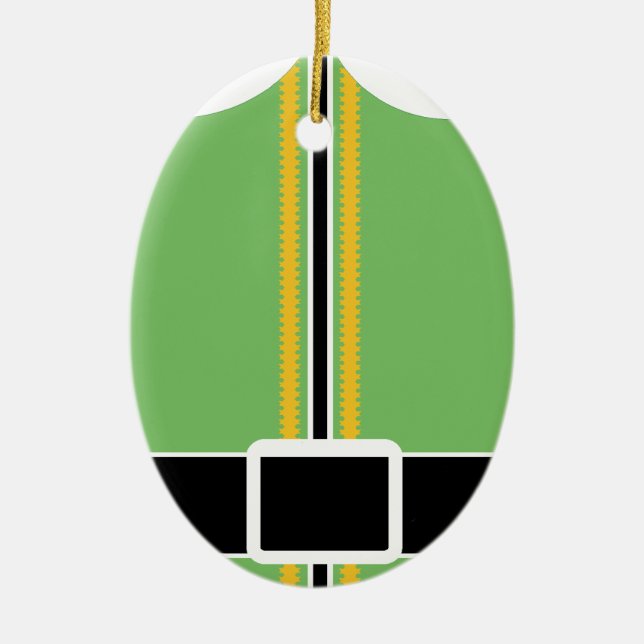 Enfeite Oval de Elfo (Frente)