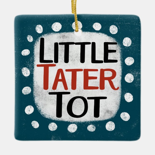 Enfeite Pequeno Tater Tot (Frente)