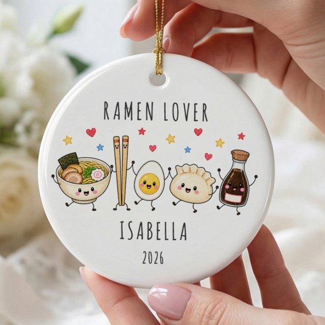 Enfeite Personalizado Amante de Ramen (Criador carregado)