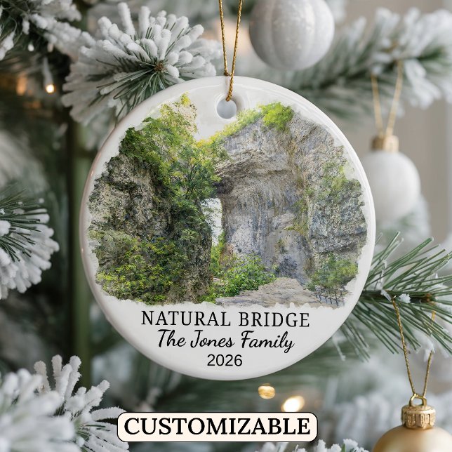 Enfeite Personalizado da Ponte Natural, Virgínia (Criador carregado)