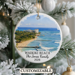 Enfeite Personalizado da Praia de Waikiki, Havaí P