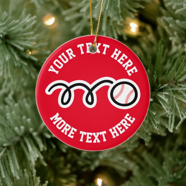 Enfeite personalizado de árvore de Natal de esport (Árvore)