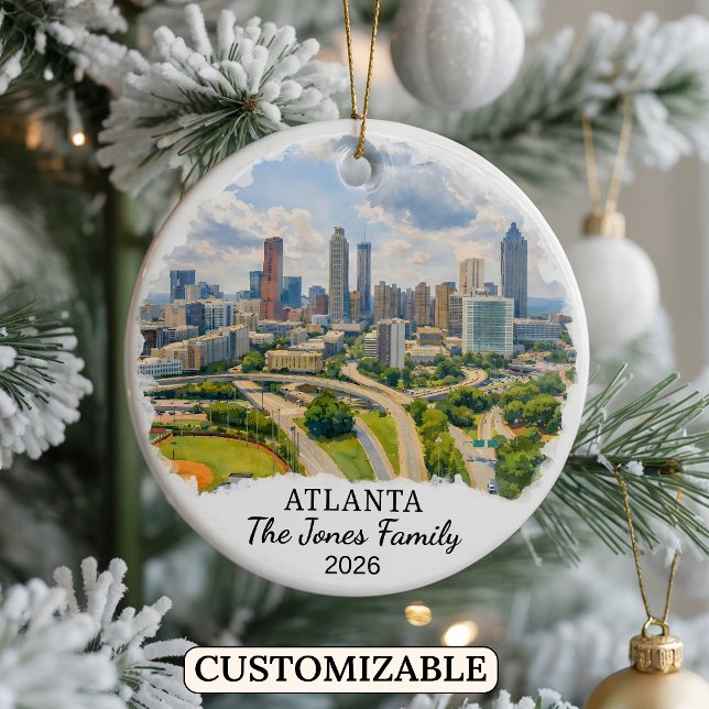 Enfeite Personalizado de Atlanta, Geórgia Personal (Criador carregado)