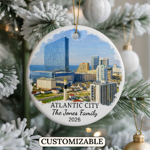 Enfeite Personalizado de Atlantic City, Nova Jerse