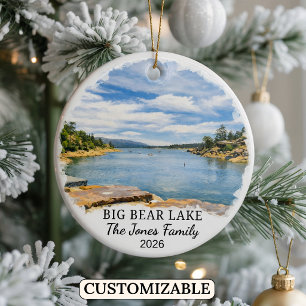 Enfeite Personalizado de Big Bear Lake, Califórnia