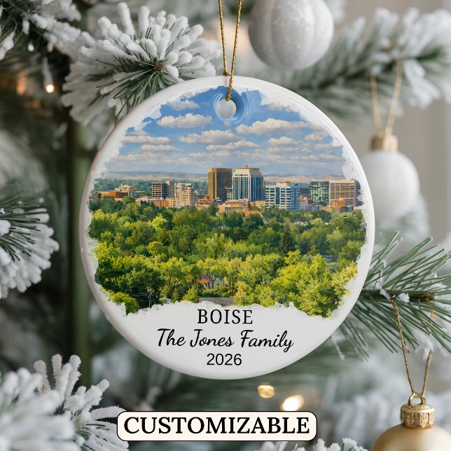 Enfeite Personalizado de Boise, Estado de Idaho Pe (Criador carregado)