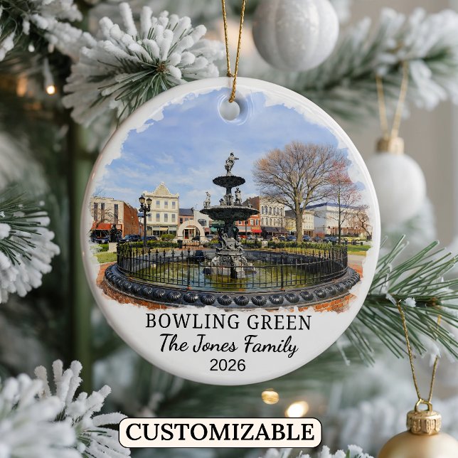 Enfeite Personalizado de Bowling Green, Kentucky (Criador carregado)