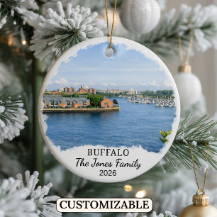 Enfeite Personalizado de Buffalo, Nova York Person