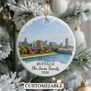 Enfeite Personalizado de Buffalo, Nova York Person